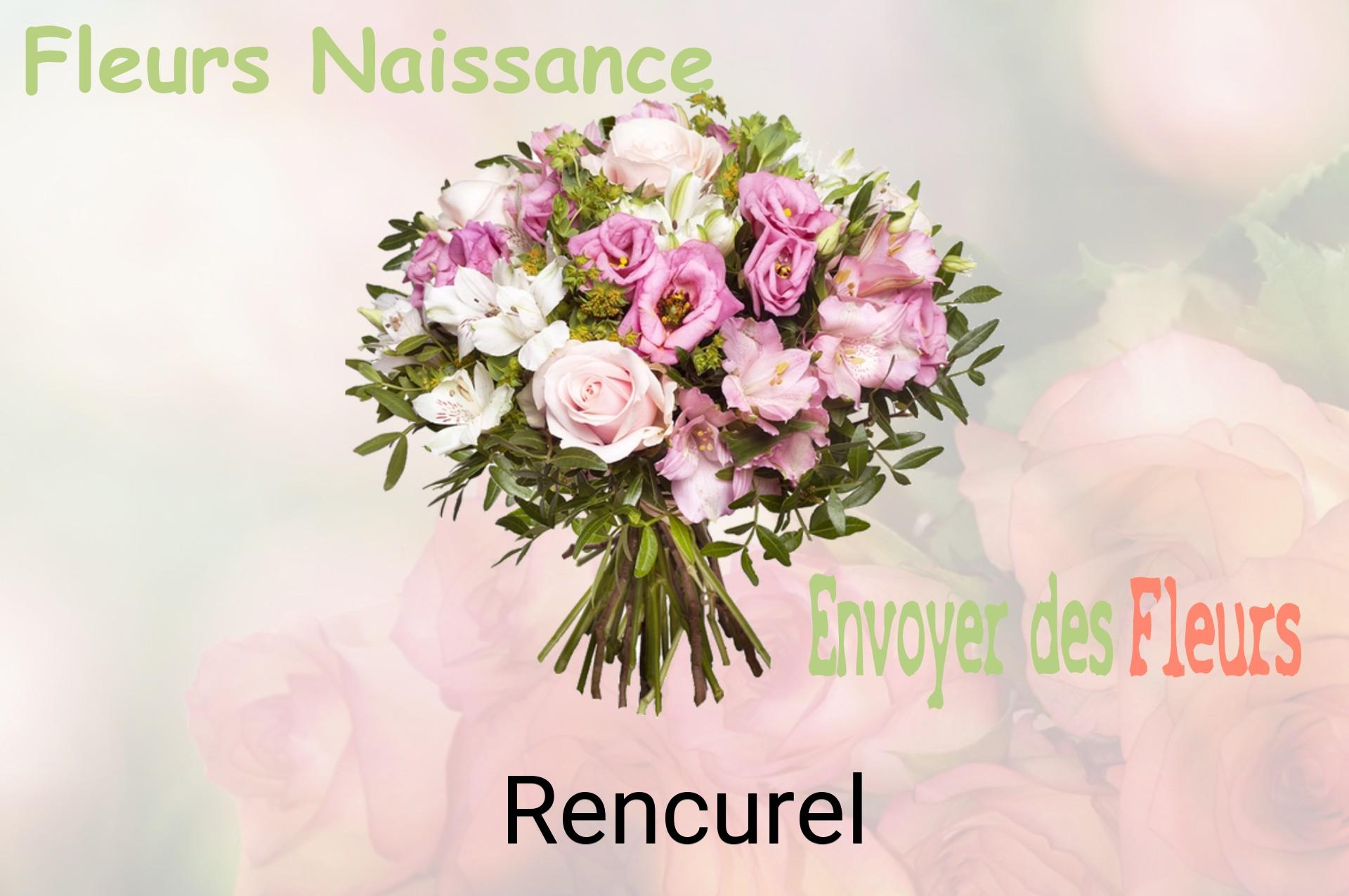 Bouquet de fleurs de naissance livré à Rencurel